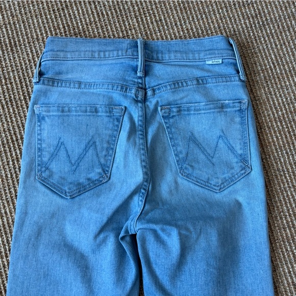 Mother Jeans Dazzler Ankle Fray in Jackpot Denim High Rise - Picture 9 of 13